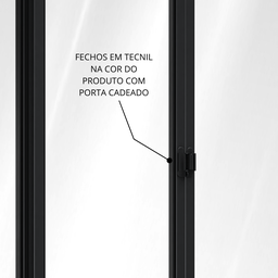 Janela de Aço de Correr Central 4 Folhas 100x150cm Aço Pronto Riobras - 3