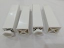 Ver imagem 2 de Kit 5 Pés Gabinete de Pia Armario Regula de 17 a 19 Cm Vap Branco