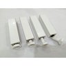 Kit 5 Pés Gabinete de Pia Armario Regula de 17 a 19 Cm Vap Branco - 6