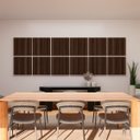 Ver imagem 2 de Painel Acústico Absorvedor Decorativo 60x60 Skal 10 Maestra Acústica:louro