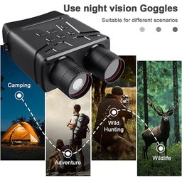 Binóculo com câmera Full HD, visão noturna e zoom digital 5X - 2