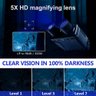 Binóculo com câmera Full HD, visão noturna e zoom digital 5X - 4