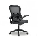 Ver imagem 2 de Cadeira de Escritório Executiva Base Preta com Rodinha Fortt Linea Cinza - CSF20-Cz