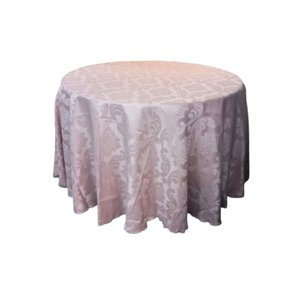 Toalha de Mesa Redonda Jacquard 2,80: Rose