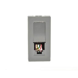 Tomada Módulo RJ11 Pial Plus + Quatro Fios Cinza - Pial Legrand - 1