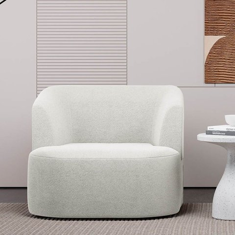 Poltrona Naturalle - Tecido Linho W44