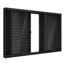 Ver imagem 2 de Janela de Aço Veneziana de Correr Central 6 Folhas 120x150cm Aço Pronto Riobras