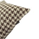 Ver imagem 3 de Almofada Retangular Jacquard Pied de Poule 30x50cm Marrom