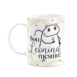 Caneca Flork Signos Leão - Sou Leonina Mesmo