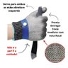 Luva Açougueiro Malha de Aço Inox Anti Corte Profissional - 4