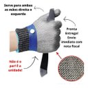 Ver imagem 4 de Luva Açougueiro Malha de Aço Inox Anti Corte Profissional