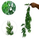 Ver imagem 5 de Kit de 5 Plantas Artificial Pendente Premium 75cm Folhas Realistas Decorativas