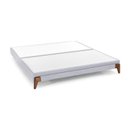 Ver imagem 1 de Base Box Casal Normal Linho 138CMX15CMX188CM Cairo Herval Cinza Claro
