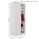 Ver imagem 5 de Guarda-roupa de Canto Modulado 11 Portas 4 Gavetas Espanha