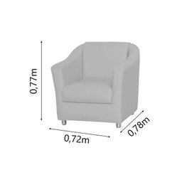 Poltrona Decorativa Bia  - 5