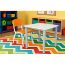 Ver imagem 1 de Conjunto Mesa e Cadeira Infantil Laranja para Estudo e Atividades