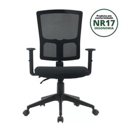 Cadeira Escritório Diretor Ergonômica NR17 Tela Mesh Londres - 3