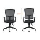Ver mais imagens de Cadeira Escritório Diretor Ergonômica NR17 Tela Mesh Londres