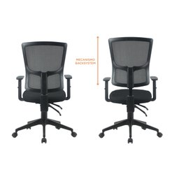 Cadeira Escritório Diretor Ergonômica NR17 Tela Mesh Londres - 8