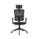 Ver imagem 3 de Cadeira Escritório Presidente Ergonômica NR17 Tela Mesh Londres Preto