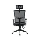 Ver imagem 7 de Cadeira Escritório Presidente Ergonômica NR17 Tela Mesh Londres Preto