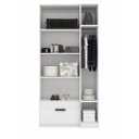 Ver imagem 4 de Guarda Roupa Solteiro com Espelho 2 Portas 1 Gaveta Capri 