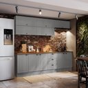 Ver imagem 1 de Cozinha Compacta 8 Peças 10 Portas 3 Gavetas Emily