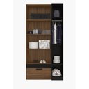 Ver imagem 2 de Guarda Roupa Solteiro com Espelho 2 Portas 1 Gaveta Capri 