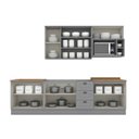 Ver imagem 3 de Cozinha Completa 6 Peças com Aéreo Microondas Emily