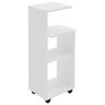 Mesa de Apoio Lateral Bis Design Moderno Branco Artely Móveis - 3