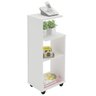 Mesa de Apoio Lateral Bis Design Moderno Branco Artely Móveis - 2