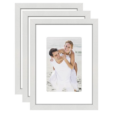 Kit 3 Porta Retrato 21x15 Quadro com Paspatur Fotos 15x10