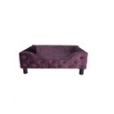 Ver imagem 1 de Caminha Cama Para Cachorro Pet Luxo Com Pés - Roxa
