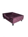 Ver imagem 2 de Caminha Cama Para Cachorro Pet Luxo Com Pés - Roxa