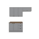 Ver imagem 2 de Cozinha Compacta 6 Portas 3 Gavetas Emily