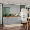 Ver imagem 1 de Cozinha Compacta 8 Portas 3 Gavetas Emily