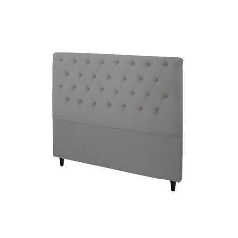 Cabeceira Embaixatriz Plus Casal 1400mm Linho Cinza - Simbal