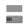 Cozinha Compacta 4 Peças com Balcão Para Forno de Embutir Emily - 2