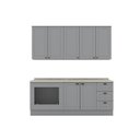 Ver imagem 2 de Cozinha Compacta 4 Peças com Balcão Para Forno de Embutir Emily