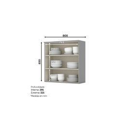 Cozinha Compacta 4 Peças com Balcão Para Forno de Embutir Emily - 5