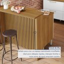 Ver imagem 3 de Painel Ripado Bancada Para Cozinha 120Cm  100% Mdf