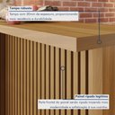 Ver imagem 6 de Painel Ripado Bancada Para Cozinha 120Cm 100% Mdf