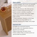Ver mais imagens de Painel Ripado Bancada para Cozinha 120cm 100% MDF Marrom/Freijó