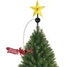 Estrela Arvore Natal Led Papai Noel Treno Acende Gira Decoraçao Natalina Casa Loja Empresa Hall Entr - 5