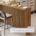 Ver imagem 3 de Painel Ripado Bancada para Cozinha 200cm 100% Mdf