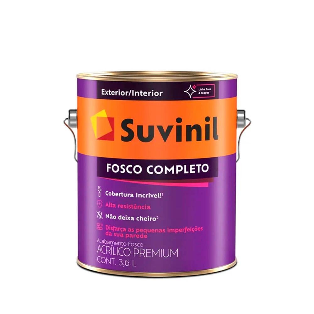 Tinta Acrílica Chocolate Suíço Fosca 3,2L - Suvinil - 4