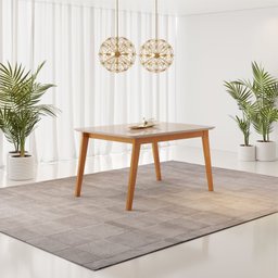 Mesa Retangular 4 Lugares Elegance Candian 1,20 x 0,80 - 2