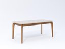 Ver imagem 7 de Conjunto de Jantar Ficus Mesa e 6 Cadeiras Buriti em Vidro Temperado Off White - Madeira/Offwhite/