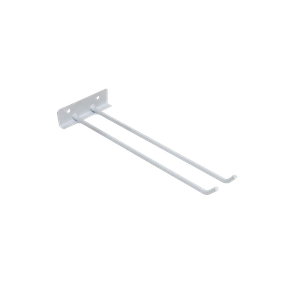 Suporte Para Vassouras de Parede Aço Carbono Branco 30cm