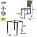Ver imagem 3 de Mesa Cozinha Cadeiras Gramado Pequi Jogo De Jardim